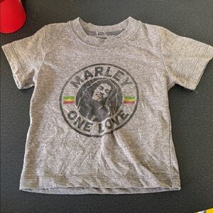 Marley 'One Love' Gray Kids Short Sleeve Tee